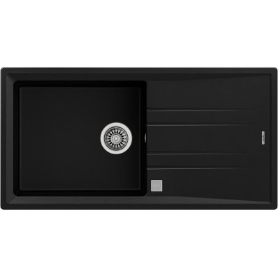 Teka STONE 60 L-TG 1B 1D AUTO, встраиваемая мойка Tegranit+ 60 см, цвет карбон, 115330008