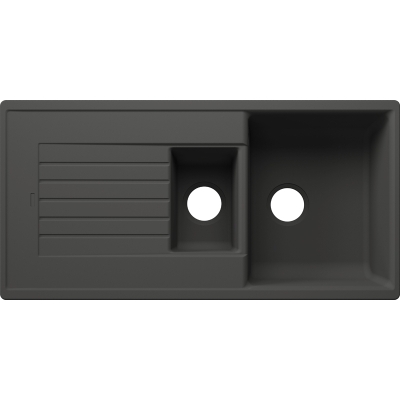 Blanco Zia 6 S Silgranit PuraDur 2, color volcano gray, 527389