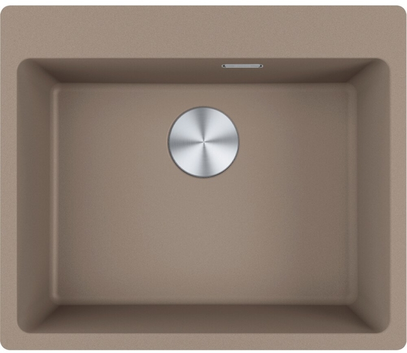 Franke Maris MRG 610-54, Fragranit DuraKleen Plus built-in sink, stopper valve, cashmere, 114.0708.045