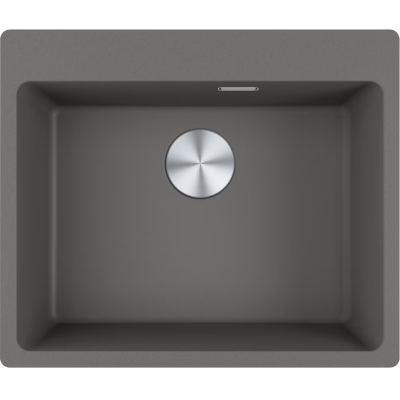 Franke Maris MRG 610-54, Fragranit DuraKleen Plus встраиваемая мойка, запорный клапан, серый камень, 114.0658.498