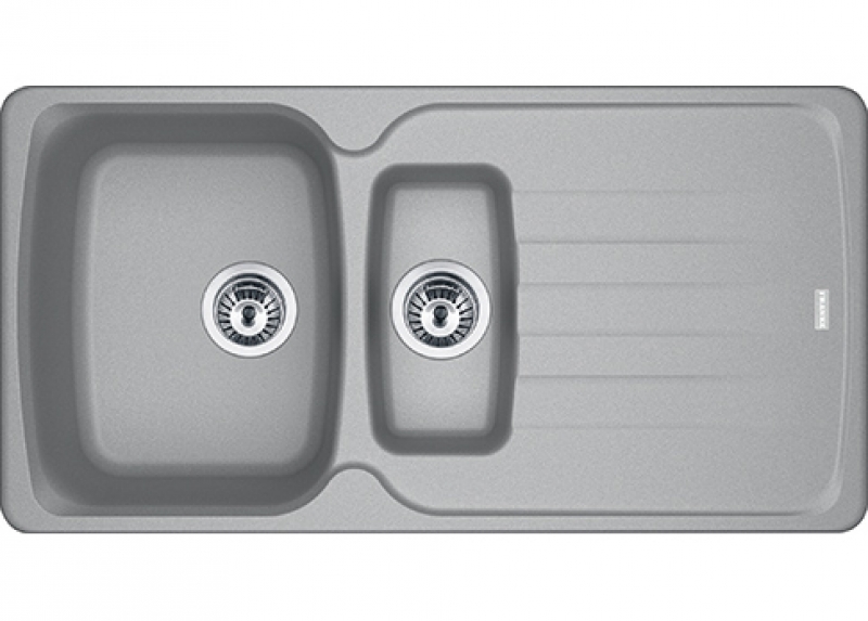 Franke Antea AZG 651 built-in sink Fragranit+, color stone gray, 114.0477.970, 10874