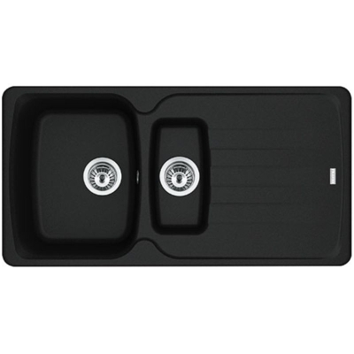 Franke Antea AZG 651 built-in sink Fragranit+, color matt black, 114.0657.804