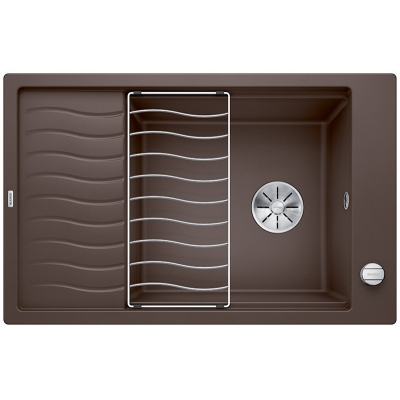 Blanco Elon XL 6 S Silgranit PuraDur 2, värviline kohvik, InFino äravool, 524843