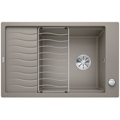 Blanco Elon XL 6 S Silgranit PuraDur 2, цвет тартуфо, слив InFino, 524841