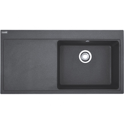 Franke Mythos MTG 611-100 Fragranit DuraKleen Plus, right cymbal, color onyx, 114.0476.995, 10824