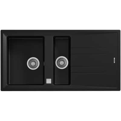 Teka STONE 60 B-TG 1 1/2B 1D AUTO, Tegranit+ built-in sink 60 cm, carbon, 115360008