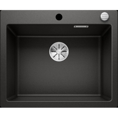 Blanco Pleon 6 Silgranit PuraDur, värvus must, InFino äravool, 525954
