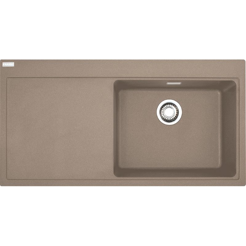 Franke Mythos MTG 611-100 Fragranit DuraKleen Plus, right basin, color cashmere, 114.0477.041, 10854