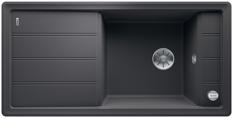 Blanco Faron XL 6 S built-in sink, color rock gray, InFino drain, 524784