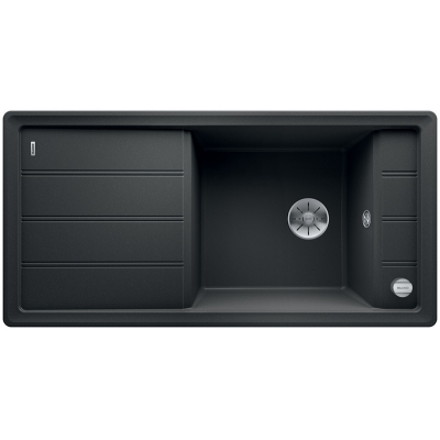 Встраиваемая мойка Blanco Faron XL 6 S, цвет антрацит, слив InFino, 524783