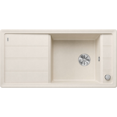 Встраиваемая мойка Blanco Faron XL 6 S, цвет мягкий белый, слив InFino, 527081