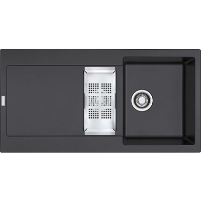 Franke Maris MRG 651 Fragranit+, built-in sink, push button valve, color onyx, 114.0477.257, 11594