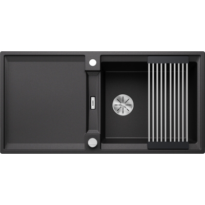 Blanco Adira XL 6 S built-in sink Silgranit PuraDur, color anthracite, InFino drain, 527618