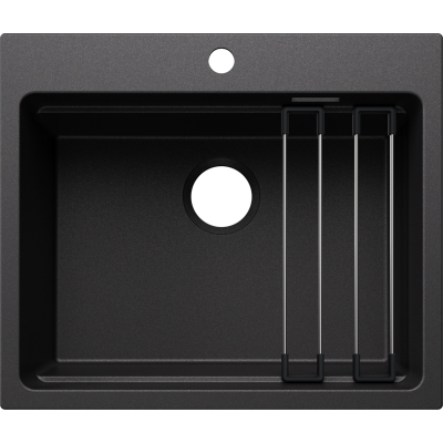 Blanco Etagon 6 sisseehitatud valamu, Silgranit PuraDur, värvus antratsiit, 527749