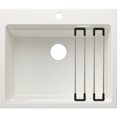 Встраиваемая мойка Blanco Etagon 6, Silgranit PuraDur, цвет белый, 527751