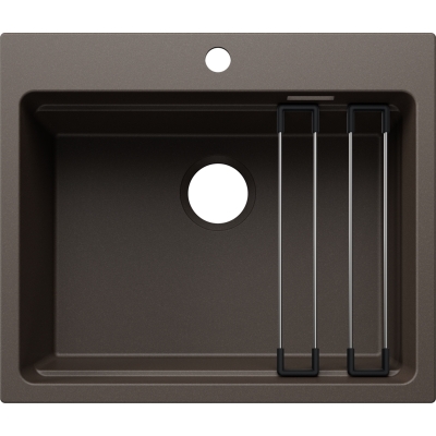 Blanco Etagon 6 sisseehitatud valamu, Silgranit PuraDur, värvikohvik, 527752