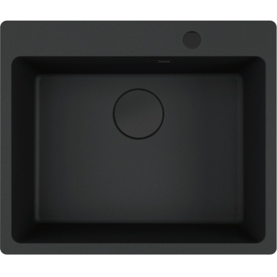 Franke Maris MRG 610-54, built-in sink Fragranit DuraKleen Plus, color Black Matt Black Collection, 114.0708.043