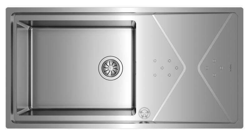 Teka Brooklyn 60 M-XP 1B 1D PLUS, stainless steel built-in sink 60 cm, 115100023