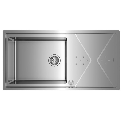 Teka Brooklyn 60 M-XP 1B 1D PLUS, stainless steel built-in sink 60 cm, 115100023