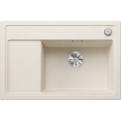 Blanco Zenar XL 6 S Compact Silgranit PuraDur, color soft white, InFino drain, 527185