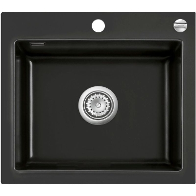 Systemceram KeraDomo MERA 57, цвет Неро (глянцевый), с гарантией 5 лет.