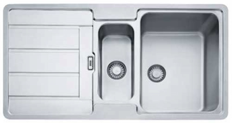 Franke Hydros HDX 254 built-in sink - SlimTop, push button valve, 127.0378.733, 10036