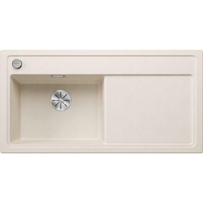 Blanco Zenar XL 6 S built-in sink basin on the left, color soft white, InFino drain, 527187