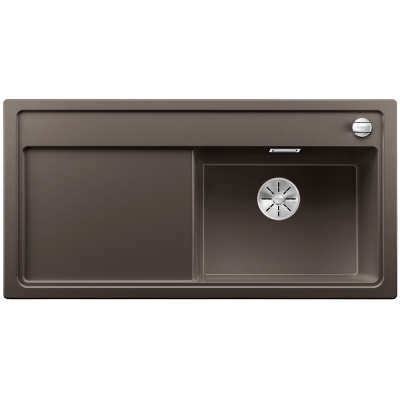 Blanco Zenar XL 6 S built-in sink basin on the right, color cafe, InFino drain, 523973