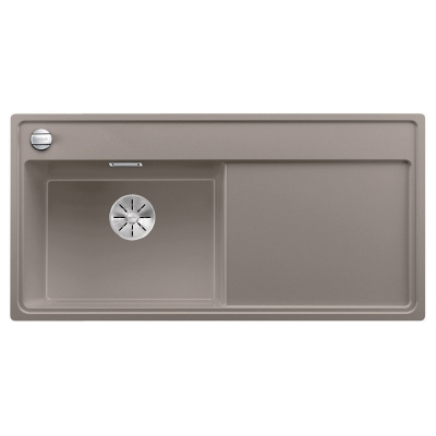 Blanco Zenar XL 6 S sisseehitatud kraanikauss vasakul, värv tartufo, InFino äravool, 524007