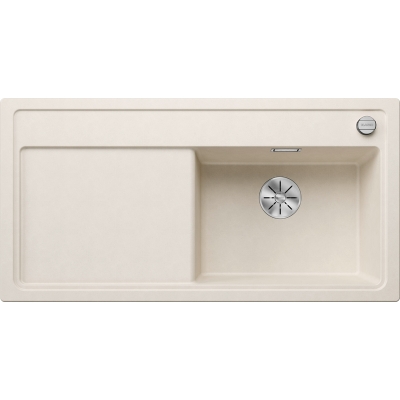 Blanco Zenar XL 6 S built-in sink basin on the right, color soft white, InFino drain, 527189