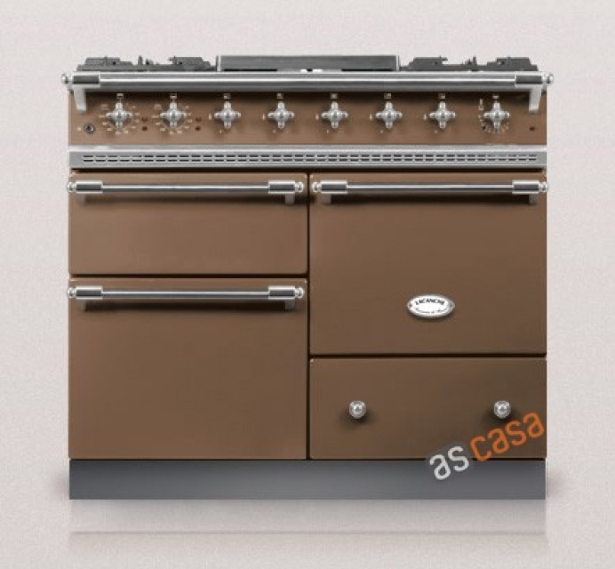 Lacanche Chagny Classic, cooking station, 100 cm, color chestnut brown, with 5 year guarantee!