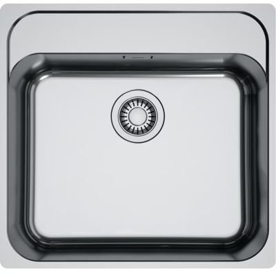 Franke Smart SRX 210-50 A built-in sink Slim-Top, manual operation, solid stainless steel, 127.0705.382