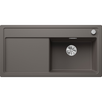 Blanco Zenar XL 6 S sisseehitatud kraanikauss paremal, värvus vulkaanhall, InFino äravool, 527372