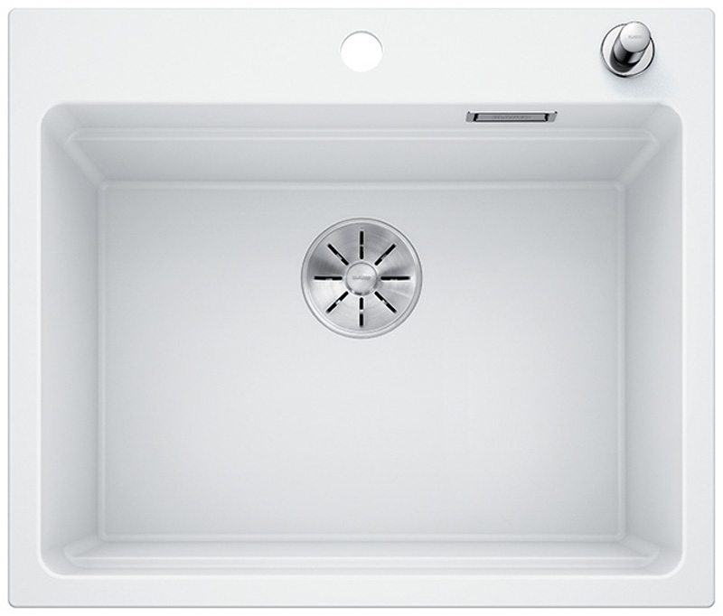 Blanco Etagon 6 floor basin, Silgranit PuraDur 2, color white, InFino drain, 524533