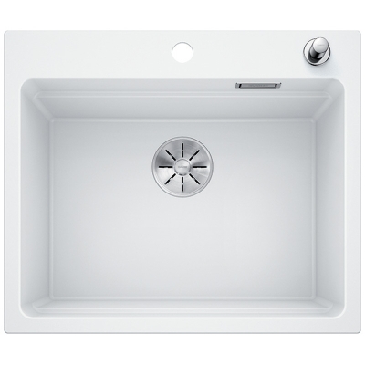 Напольная раковина Blanco Etagon 6, Silgranit PuraDur 2, цвет белый, слив InFino, 524533