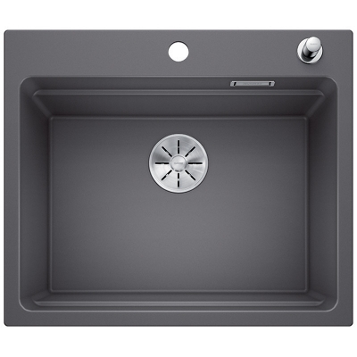 Blanco Etagon 6 põrandavalamu, Silgranit PuraDur 2, värvus kivihall, InFino äravool, 524530