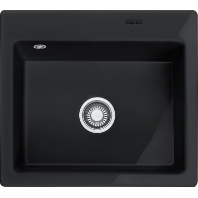 Franke Mythos MTK 610-58, Fraceram keraamiline valamu, värvus Onyx, 124.0335.851