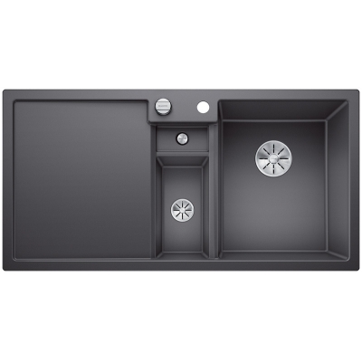 Blanco Collectis 6 S Silgranit PuraDur 2, color rock gray, InFino drain, 523345