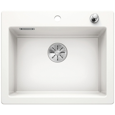 Blanco Palona 6 keraamiline PuraPlus, värvus kristallvalge läikiv, InFino äravool, 524731