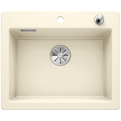 Blanco Palona 6 ceramic PuraPlus, color magnolia glossy, InFino drain, 524732