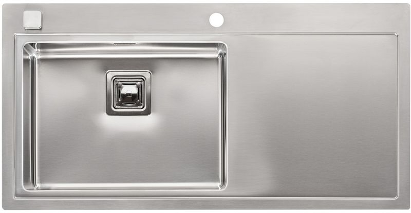 Reginox Phoenix 50 built-in/top-mounted sink satin stainless steel, basin on the left, R32886