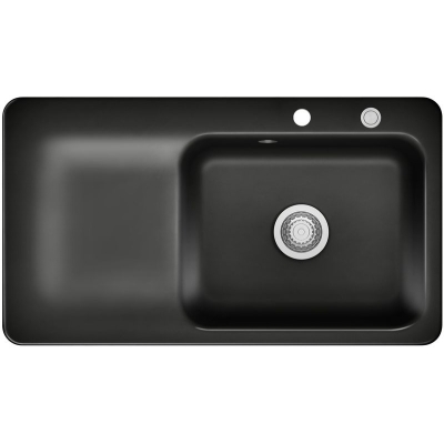 Systemceram KeraDomo JUNA 90 in Nero (glossy), with a 5-year guarantee