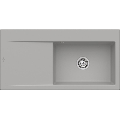 Villeroy &amp; Boch Subway Style 60, color KD Fossil, Classicline, basin on the right