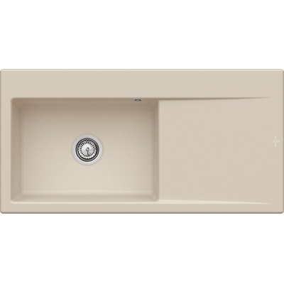 Villeroy &amp; Boch Subway Style 60, värv AM Almond, Classicline, kraanikauss vasakul