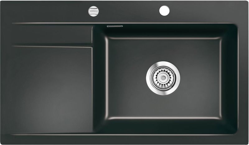 Systemceram KeraDomo STEMA 86 SL in Nero (glossy), with 5 year guarantee