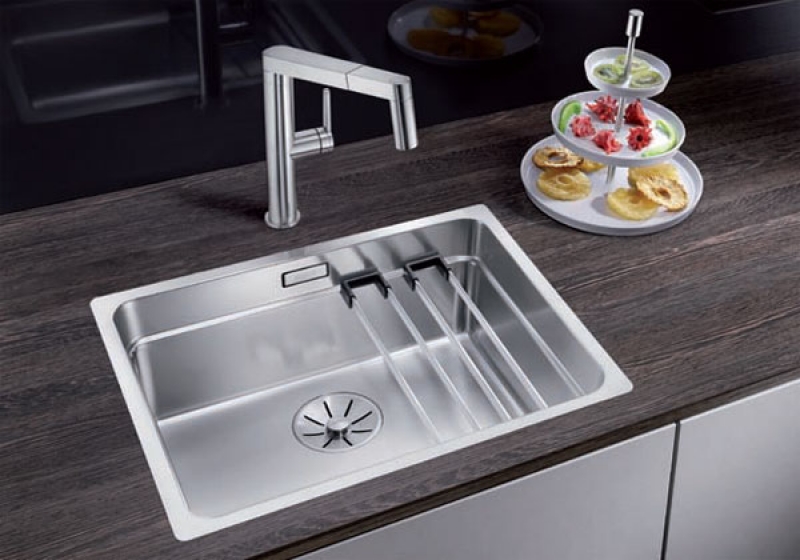 Blanco Etagon 500-IF, floor basin, InFino drain, 521840