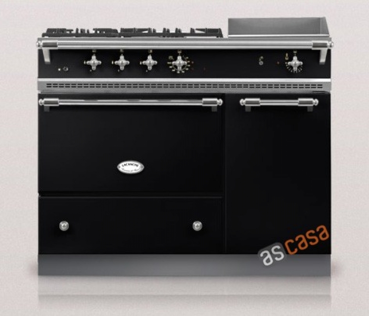 Lacanche Chambertin Classic, cooking station, 110.5 cm, color black, with 5 year guarantee!