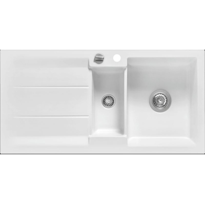 Systemceram KeraDomo GENEA 100 in Polar (matt), with 5 year guarantee