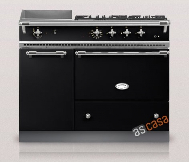 Lacanche Chassagne Classic, cooking station, 110.5 cm, color black, with 5 year guarantee!