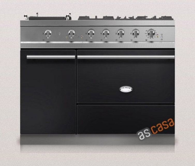 Lacanche Chassagne Modern, cooking station, 110.5 cm, color black, with 5 year guarantee!